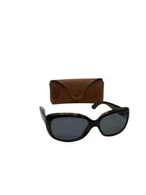 GAFAS DE SOL RAY-BAN RB 4101 JACKIE OHH 710 MARRÓN MARCO TORTUGA 58-17 rayadas Foto 1 de 4