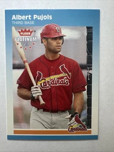 2002 Fleer Platinum - Albert Pujols #142 St Louis Cardinals HOF - Picture 1 of 2