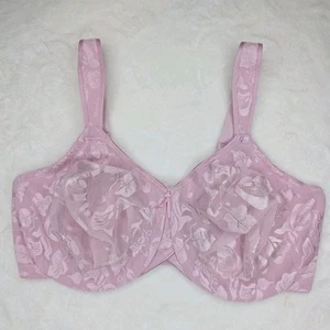 Wacoal Awareness Vollfigur Bügel BH 38DD rosa Spitze 85567 ungepolstert gebraucht, in einwandfreiem Zustand - Bild 1 von 3