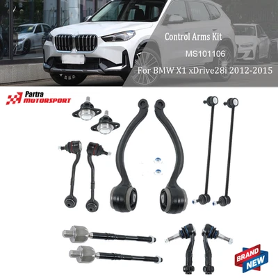 Juego de suspensión rótula brazo de control para BMW 328i xDrive 2009 2010 2011 2012 Foto 1 de 4