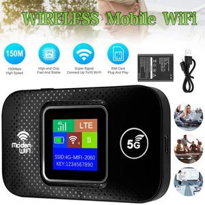Mobile WLAN Router Wireless 4G LTE Hotspot 150 Mbit/s WiFi Portable Broadband DE - Bild 1 von 12