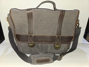 Kelly Moore Tasche Durstlinderungstasche / Wachs Canvas mit braunem Rand - Bild 1 von 7