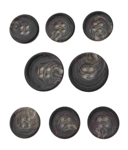 Givenchy Genuine Horn Suit Buttons Set Gray Cream Z9B Men's - Picture 1 of 1