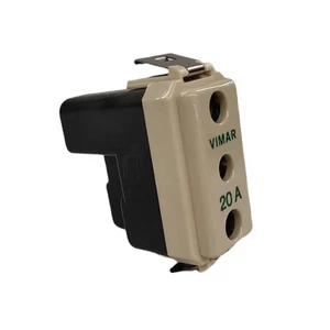 VIMAR 08150 SICHERHEITSSTECKDOSE 2X20 TERRA 250V - Bild 1 von 1