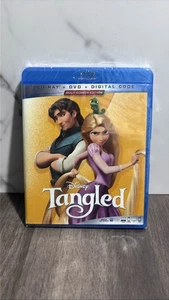 Disney Tangled Blu-ray DVD Digital Code Multi-Screen Edition 2010 Sealed - Picture 1 of 1