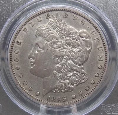 1895 "O" Morgan SILVER Dollar $1 PCGS XF40 #201 Extra Fine 🗝️KEY DATE🗝️ ECC&C - Image 1 of 4