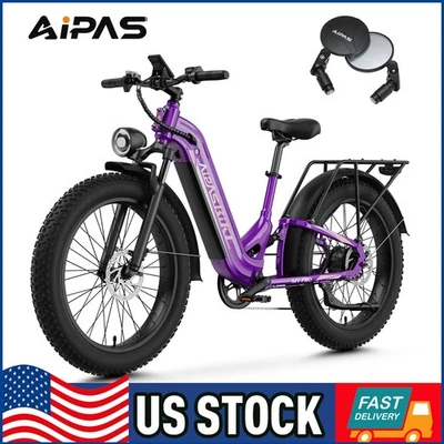 Bicicleta eléctrica de 26" para adultos 1800 W motor máximo, 85 millas 36 MPH y bicicleta eléctrica de 7 velocidades Foto 1 de 4