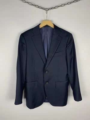 Suitsupply Blazer Men 36S Lazio Navy Blue Super 110s Vitale Barberis Canonico - Image 1 of 4