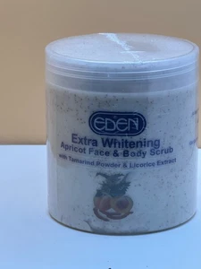 Eden Extra Whitening Apricot Face & Body Scrub Tamarind Powder Extract - 500g - Picture 1 of 3