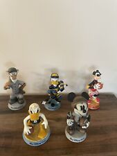 Walt Disney World GOOFY, MICKEY, TIGGER, DONALD Bobble Head Player 5 Figure LOT