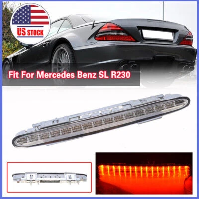 SE ADAPTA A MERCEDES-BENZ SL R230 01-2012 LED TERCERA PARADA LUZ FRENO TRANSPARENTE A2308200056 Foto 1 de 4