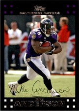 2007 TOPPS #52 MIKE ANDERSON BALTIMORE RAVENS