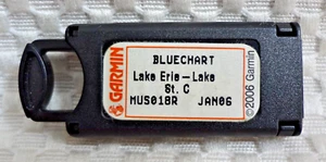 Garmin BlueChart MUS018R Lake Erie / St Clair Data Card Marine Map Chart Chip - Picture 1 of 6