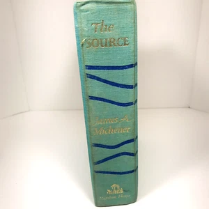 The Source James Michener First Edition First Printing HC 1965 No DJ - Picture 1 of 15