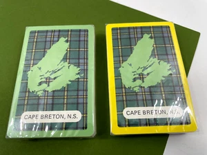 Vintage 2 Playing Cards Decks Cape Breton, N.S.  Nova Scotia Canada Sealed Swap - Bild 1 von 5