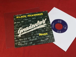 Klaus Paashaus GNADENLOS / MONA 7" Single Cain ATS 811 Germany 1981 sehr gut - Bild 1 von 2