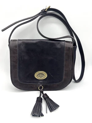 Bolso Bandolera Tignanello Vintage Cuero Nogal Sillín Foto 1 de 4