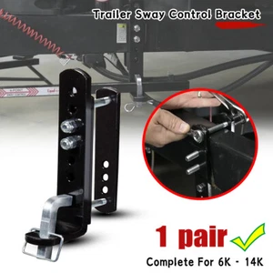 Trailer Sway Control Bracket For 3" 4" 5" 6" Trailer Frames Complete For 6K-14K - Picture 1 of 17