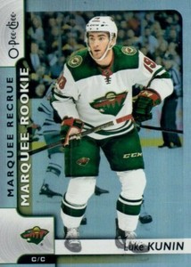 Luke Kunin Minnesota Wild 2017-18 O-Pee-Chee MARQUEE ROOKIE RC 624