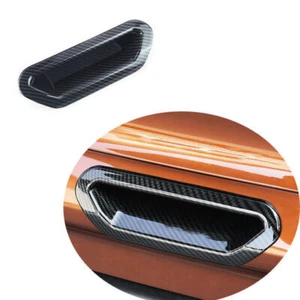 ABS Carbon Fiber Pattern Rear Door Handle Trim Cover For Ford Escape 2013-2019 - Picture 1 of 3