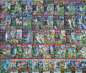 1 LEGO® JURASSIC WORLD MAGAZIN & LIMITIERTER MINIFIGUR bzw. MINIBAUSATZ Ihr.Wahl - Bild 1 von 42