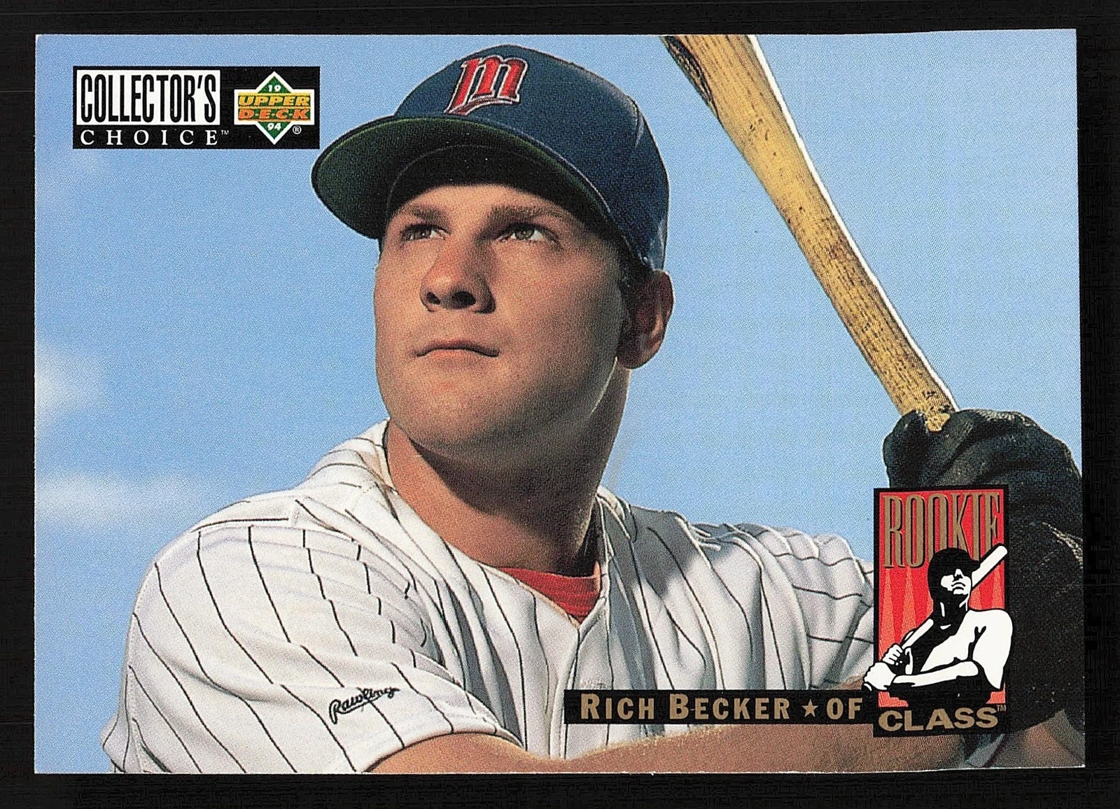 1994 Collector's Choice Rich Becker #1 Minnesota Twins