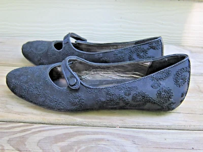 Туфли на плоской подошве DONALD J PLINER Couture Henna Mary Jane черные размер 5 1/2 - Изображение 1 из 4