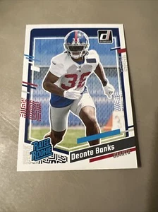 2023 Donruss Deonte Banks Rated Rookie RC Giants #376 - Bild 1 von 2