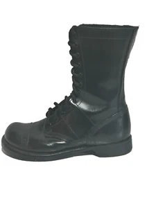 CORCORAN 1500 Men 10" Jump Boots Black Leather Military - Made In USA Size 7-D - Picture 1 of 7