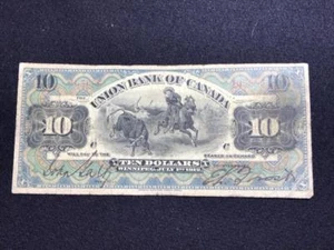1912 Union Bank of Canada $10 Bank Note - Picture 1 of 8