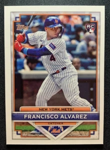 2023 Topps Flagship Collection #40 Francisco Alvarez RC Mets - Picture 1 of 2