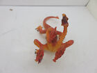 Figurine Plastoy 4 Têtes Hydra Dragon Orange Fantasy Mythical 2007 Figurine D&D