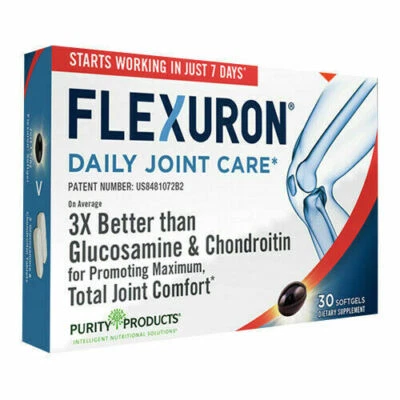 Flexuron Daily Joint Care by Purity Products 30 softgels Fresh Krill exp 5/2027 - Image 1 of 2