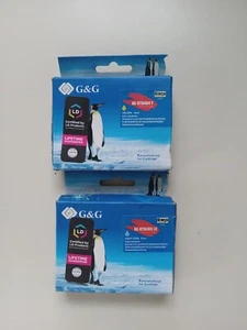 G & G Light Cyan/Yellow Ink Cartridges NEW - Picture 1 of 10