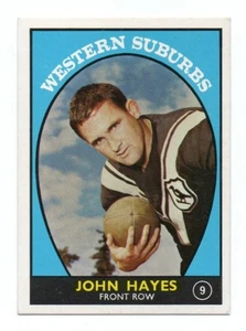 1968 A Nrl Rugby League Scanlens (9) John HAYES Western Suburbs - Bild 1 von 2