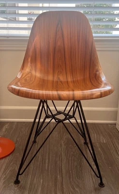 Herman Miller- Eames Molded Plywood Side Chair- Palisander Wood - Image 1 of 4