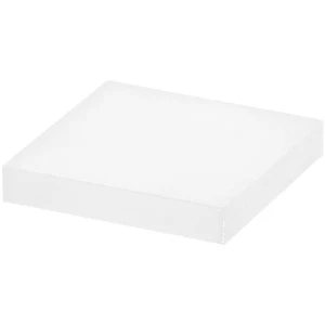 Plymor mattierte quadratische Acryl Display Basis, 2" B x 2" T x 0,375" H - Bild 1 von 1