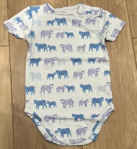 Neu mit Etikett Janie and Jack Body Tigermuster Jungen 12-18 Monate blau - Bild 1 von 6