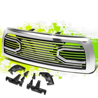 Rejilla de parachoques delantera pulida Big Horn sin insignia para Dodge Ram 2500 3500 10-18 Foto 1 de 4