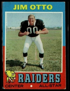1971 Topps #151 Jim Otto - Foto 1 di 2