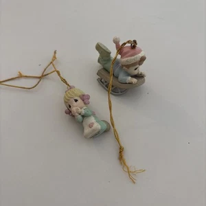 Precious Moments - Mini Adornos de Navidad / Juego de 2 ❗️leer ❗️ - Imagen 1 de 3
