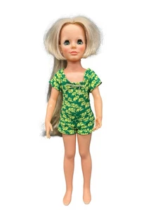 "Muñeca Kerry vintage 18"" ideal 1970 elefante saltador pelo crece familia Chrissy" - Imagen 1 de 14