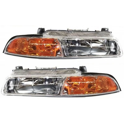 Faro para Dodge Stratus 1995-2000 conductor y pasajero con haz de patrón mejorado Foto 1 de 4