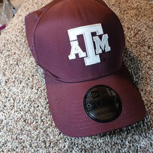 New Era 9Forty Snap Back Adjustabl Texas A & M Baseball Cap Maroon Brand New OS - Picture 1 of 13