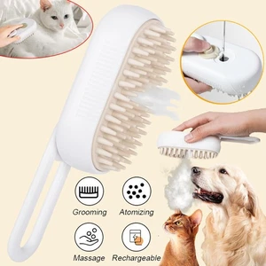 Dampfende Katze Bürste 3 In1 Katze Dampfende Bürste,selbstreinigende Katze Bürst - Bild 1 von 12