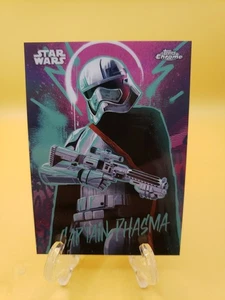 2025 TOPPS Chrome Starwars Captain Phasma Galactic Graffiti No. GG-6 - Picture 1 of 4