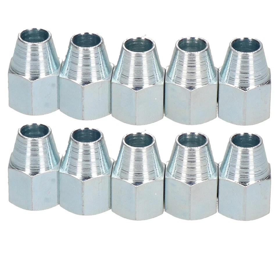 Raccords d'union de tuyau de frein femelle pour tuyaux en cuivre-nickel 1/4... - Photo 1/1