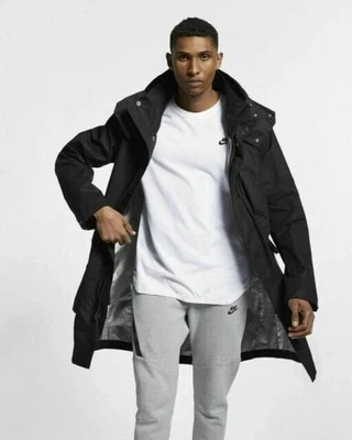 Nike Sportswear Tech Pack $250 сплетенный парка пальто черный AR1542-010 мужской размер XL - Изображение 1 из 4