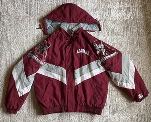 VTG Alabama Crimson Tide Starter Jacket Mens L NCAA Football 90s Awesome Jacket - Picture 1 of 24