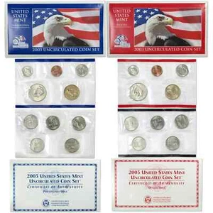 2003 Uncirculated Coin Set U.S Mint Original Government Packaging OGP - Picture 1 of 1